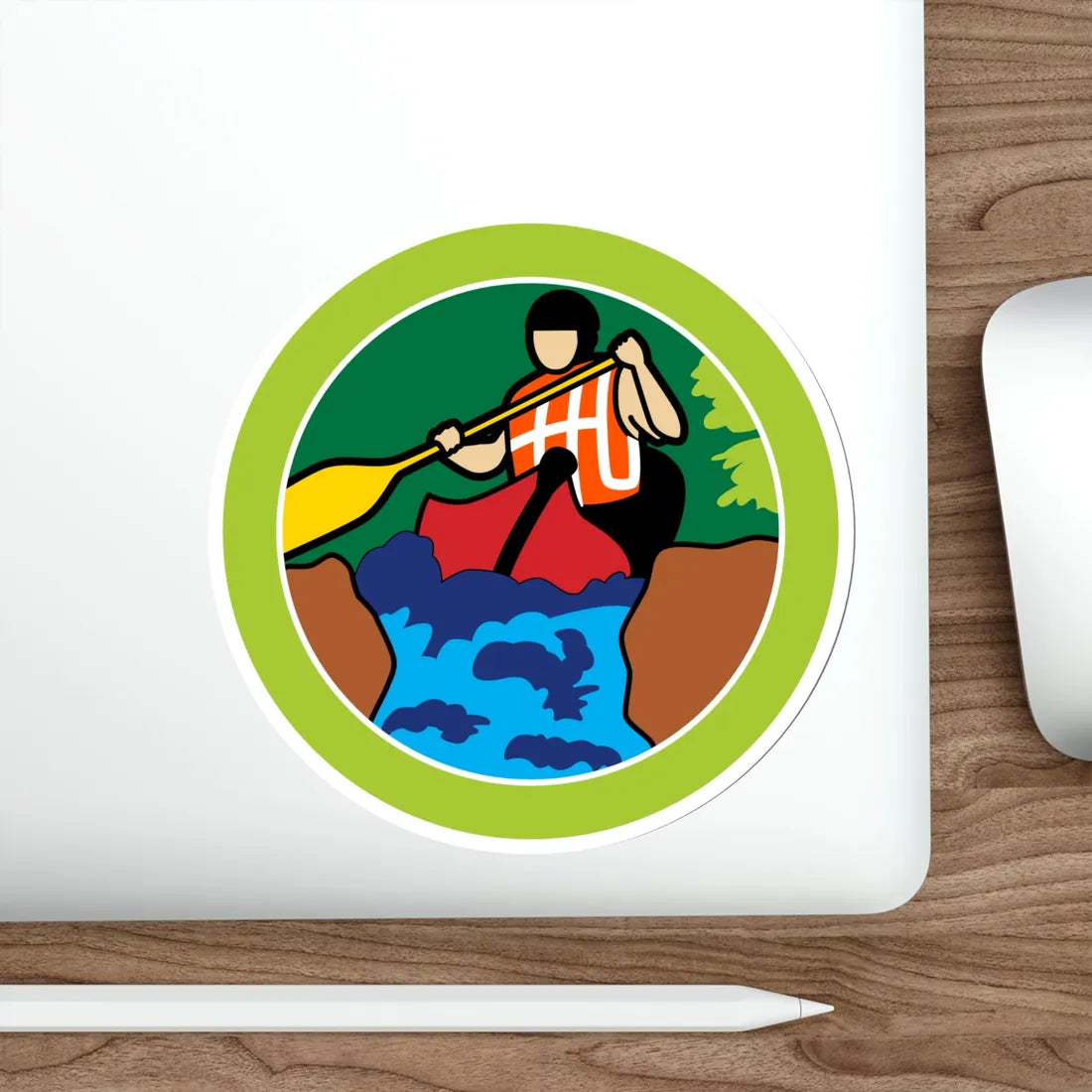 Whitewater (Boy Scouts Merit Badge) STICKER Vinyl Die-Cut Decal - The Sticker Space
