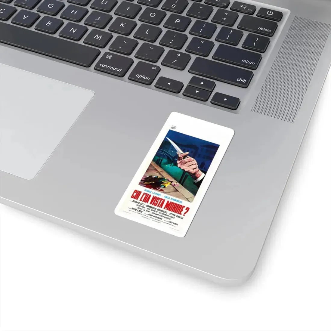 WHO SAW HER DIE (ITALIAN) 1972 Movie Poster - STICKER Vinyl Kiss-Cut Decal - The Sticker Space