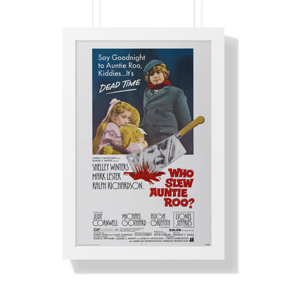 WHO SLEW AUNTIE ROO 1971 - Framed Movie Poster-16″ x 24″-The Sticker Space