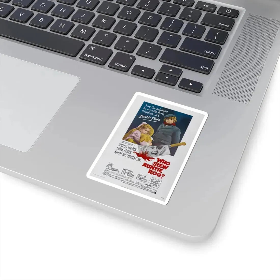 WHO SLEW AUNTIE ROO 1971 Movie Poster - STICKER Vinyl Kiss-Cut Decal - The Sticker Space