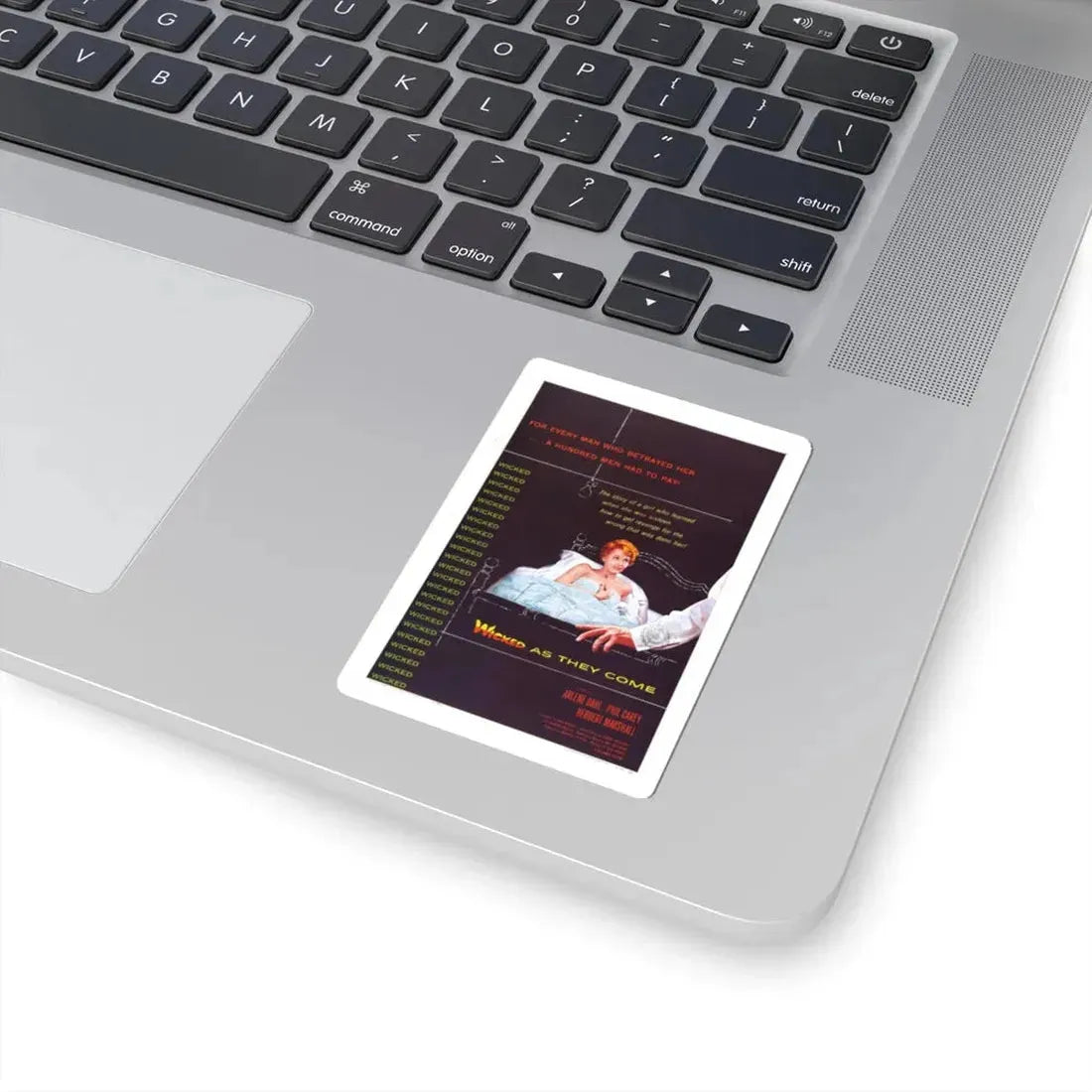 WICKED AS THEY COME 1956 Movie Poster - STICKER Vinyl Kiss-Cut Decal - The Sticker Space