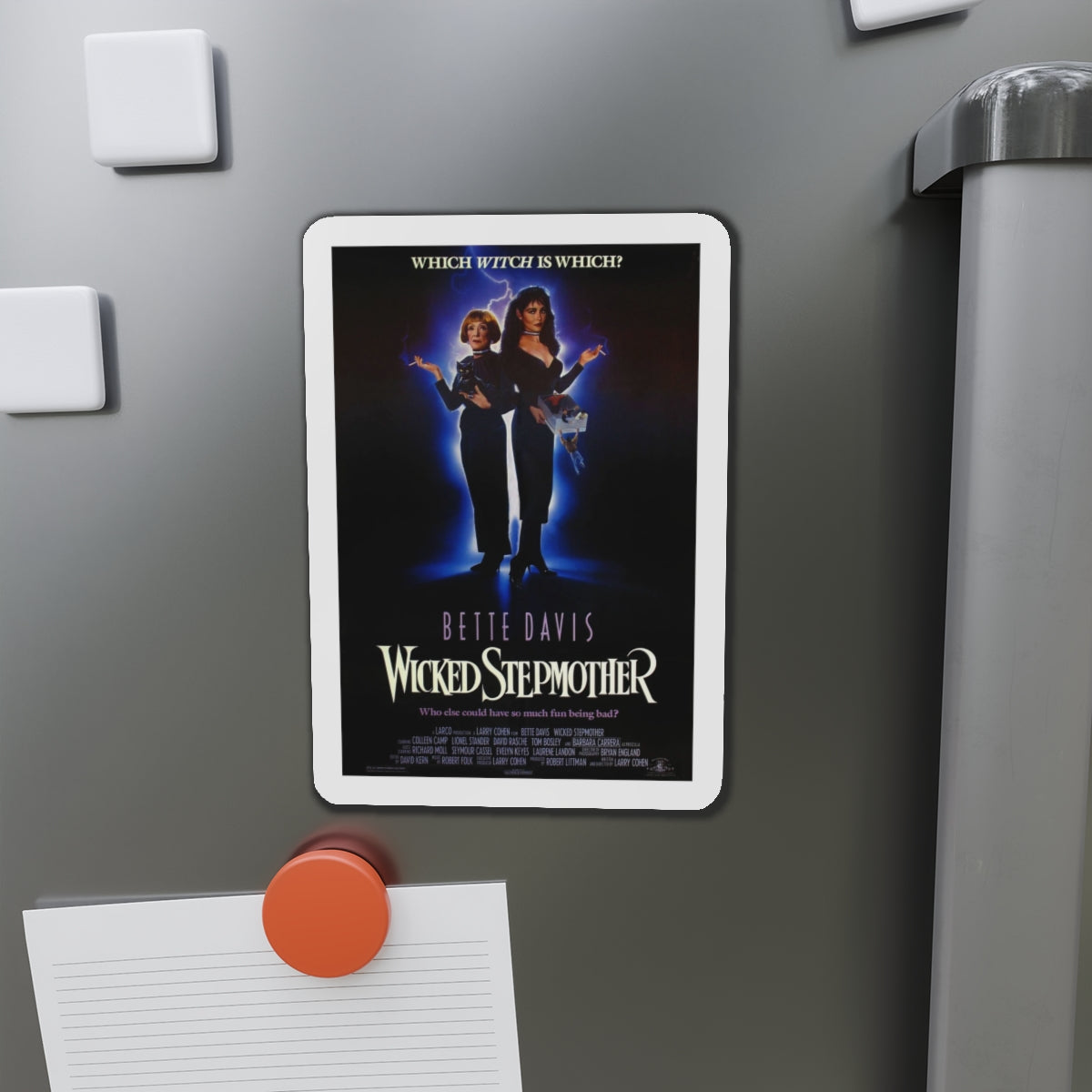 WICKED STEPMOTHER 1989 Movie Poster - Refrigerator Magnet