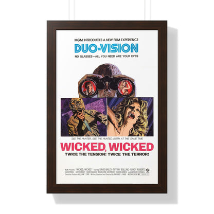 WICKED WICKED 1973 - Framed Movie Poster-16″ x 24″-The Sticker Space