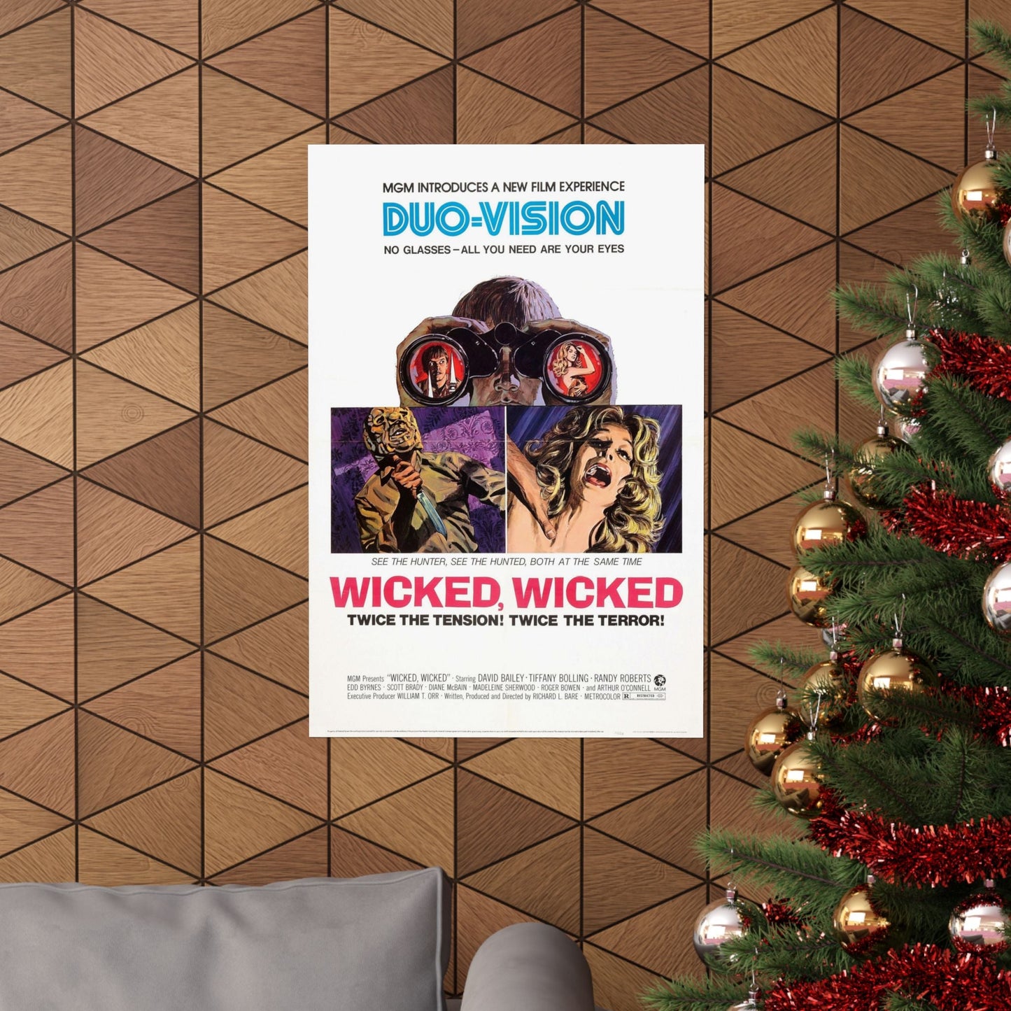 WICKED WICKED 1973 - Paper Movie Poster-The Sticker Space