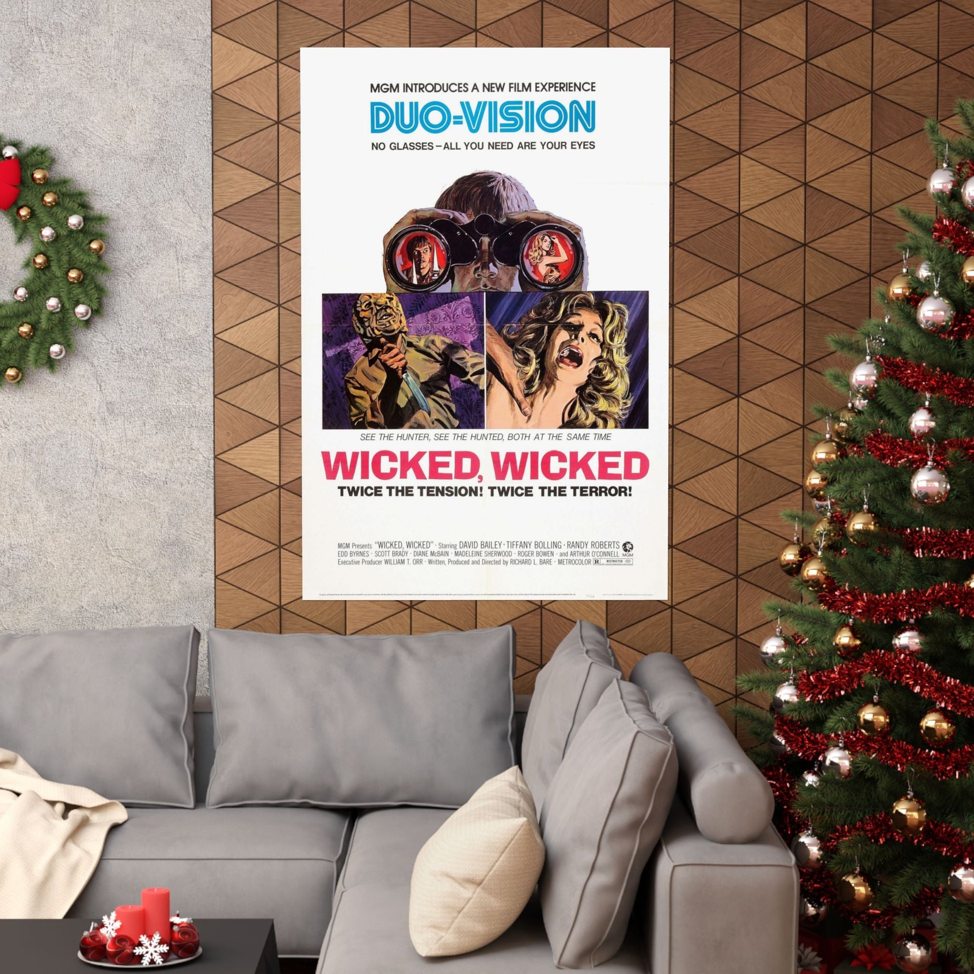 WICKED WICKED 1973 - Paper Movie Poster-The Sticker Space