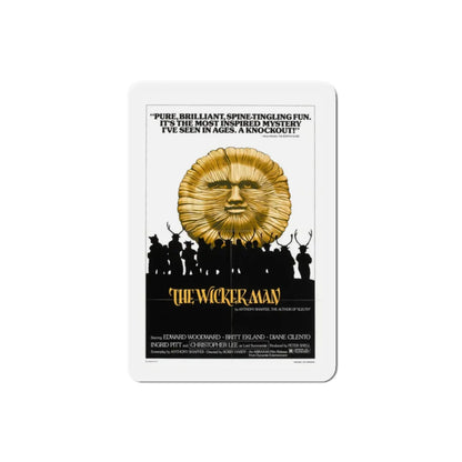 Wicker Man 1973 2 Movie Poster Refrigerator Magnet 2 Inch - The Sticker Space
