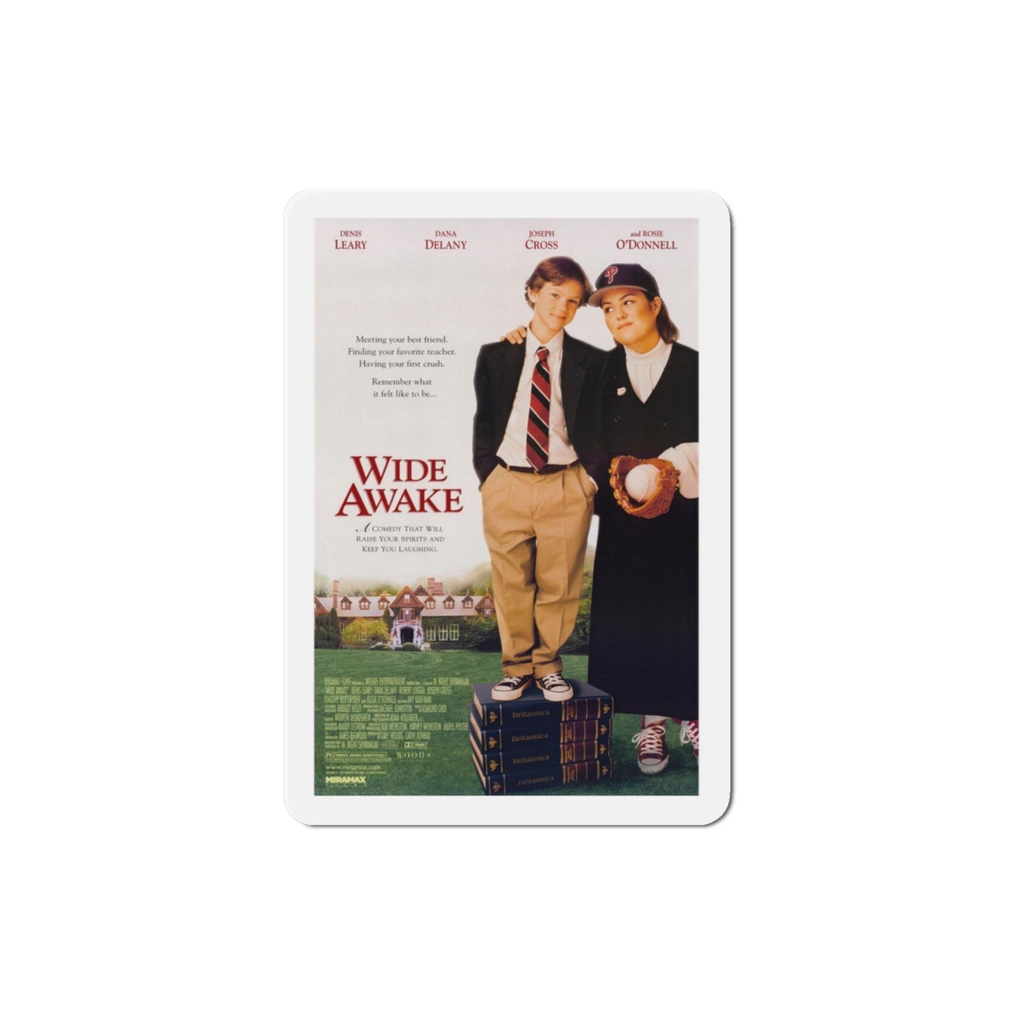 Wide Awake 1998 Movie Poster Die-Cut Magnet-3" x 3"-The Sticker Space