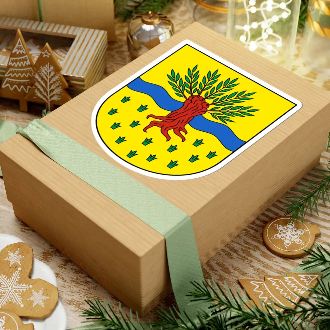 Widnau-blazon (Switzerland) (Coat of Arms) STICKER Vinyl Kiss-Cut Decal - The Sticker Space