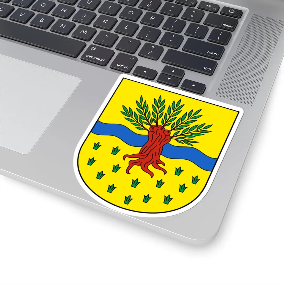 Widnau-blazon (Switzerland) (Coat of Arms) STICKER Vinyl Kiss-Cut Decal - The Sticker Space