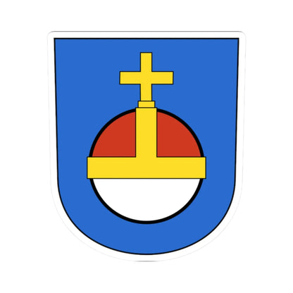 Wiedikon-blazon (Switzerland) (Coat of Arms) STICKER Vinyl Kiss-Cut Decal 2 Inch White - The Sticker Space