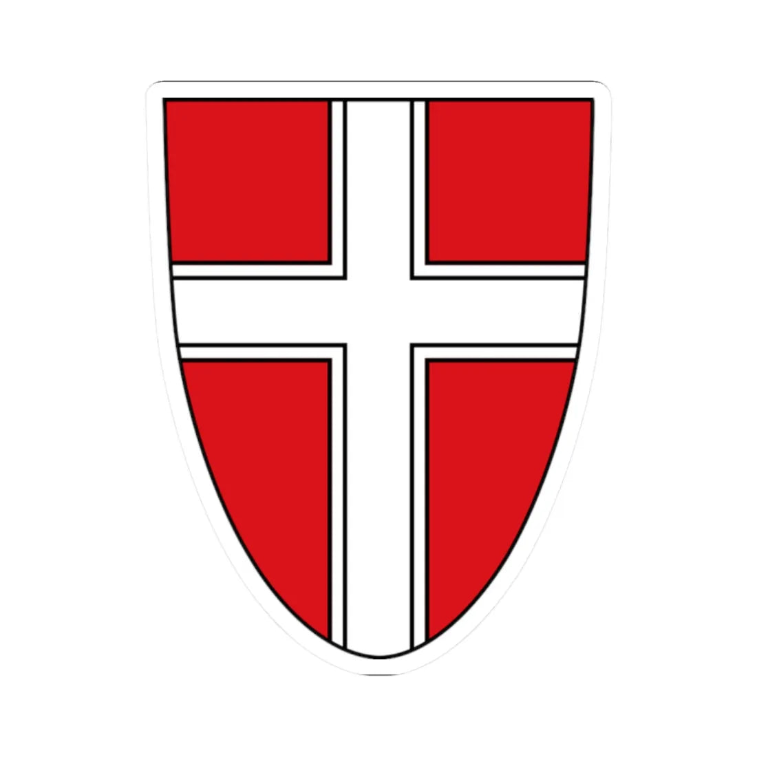 Wien Wappen (Austria) (Coat of Arms) STICKER Vinyl Kiss-Cut Decal 2 Inch White - The Sticker Space