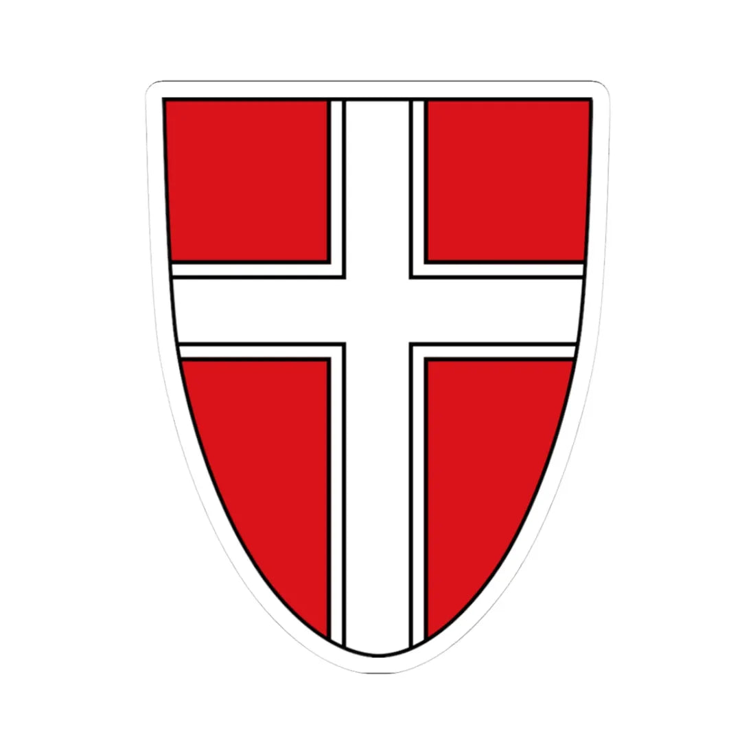Wien Wappen (Austria) (Coat of Arms) STICKER Vinyl Kiss-Cut Decal 3 Inch White - The Sticker Space