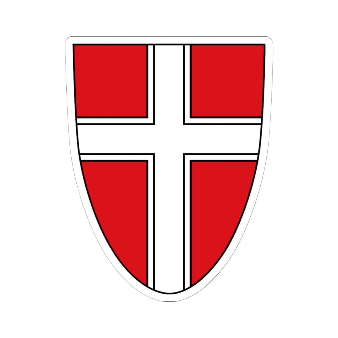 Wien Wappen (Austria) (Coat of Arms) STICKER Vinyl Kiss-Cut Decal 6 Inch White - The Sticker Space