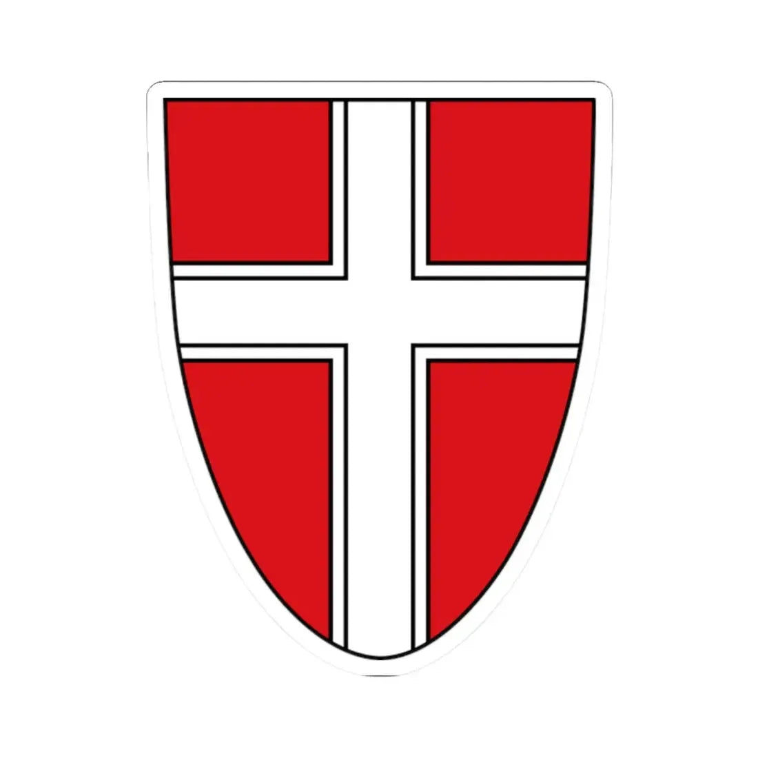 Wien Wappen (Austria) STICKER Vinyl Kiss-Cut Decal 2 Inch White - The Sticker Space