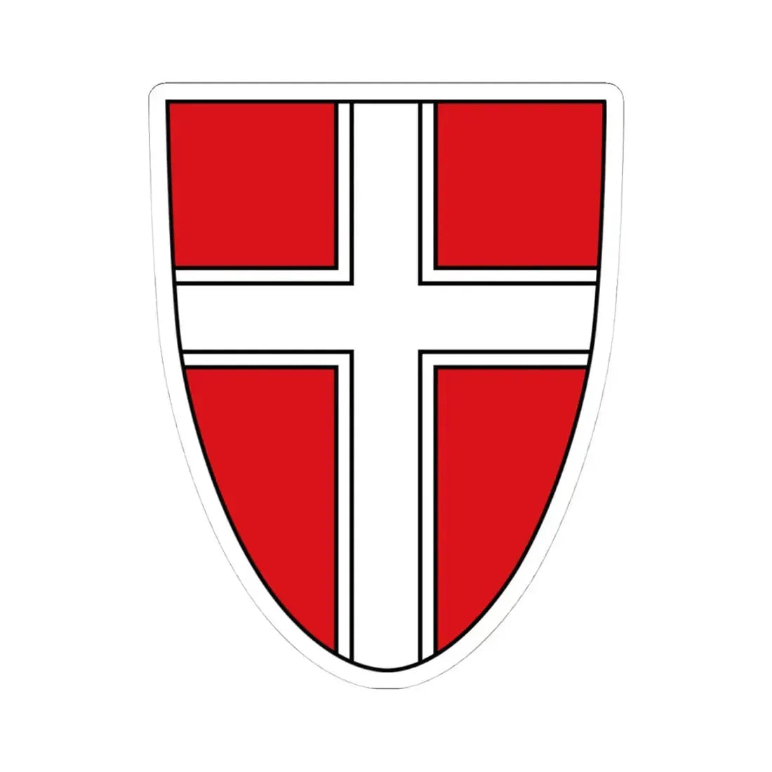 Wien Wappen (Austria) STICKER Vinyl Kiss-Cut Decal 4 Inch White - The Sticker Space