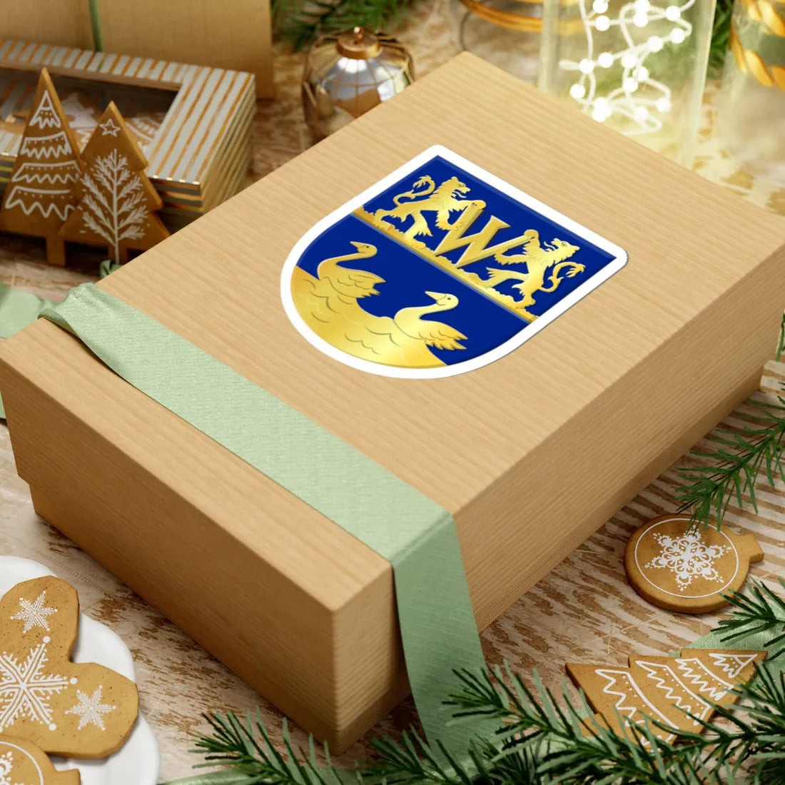 Wieringen wapen (Netherlands) (Coat of Arms) STICKER Vinyl Kiss-Cut Decal - The Sticker Space