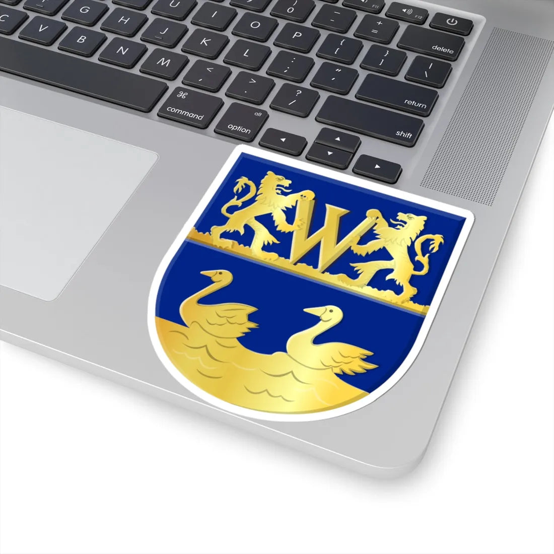 Wieringen wapen (Netherlands) (Coat of Arms) STICKER Vinyl Kiss-Cut Decal - The Sticker Space