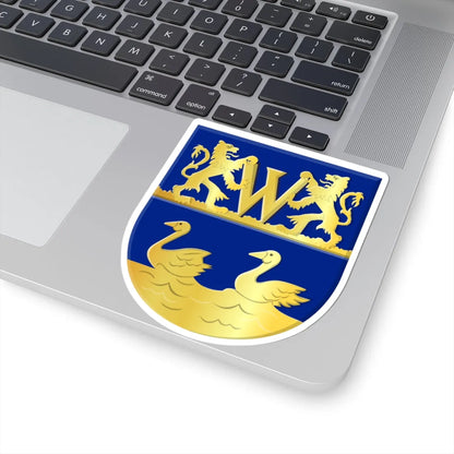 Wieringen wapen (Netherlands) (Coat of Arms) STICKER Vinyl Kiss-Cut Decal - The Sticker Space