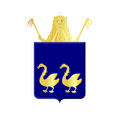 Wieringerwaard wapen (Netherlands) (Coat of Arms) STICKER Vinyl Kiss-Cut Decal 2 Inch White - The Sticker Space