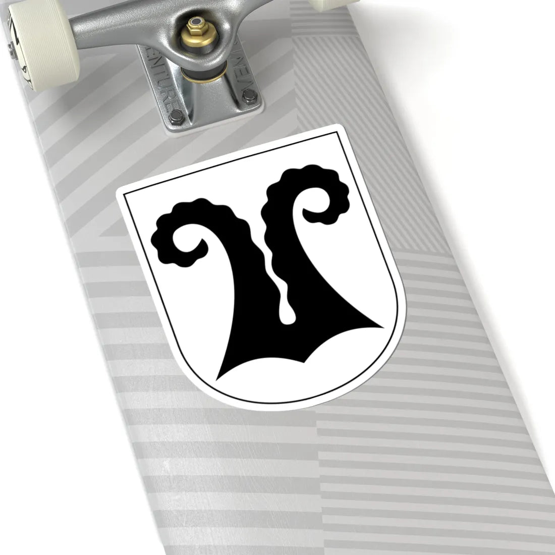 Wiesendangen-blazon (Switzerland) (Coat of Arms) STICKER Vinyl Kiss-Cut Decal - The Sticker Space