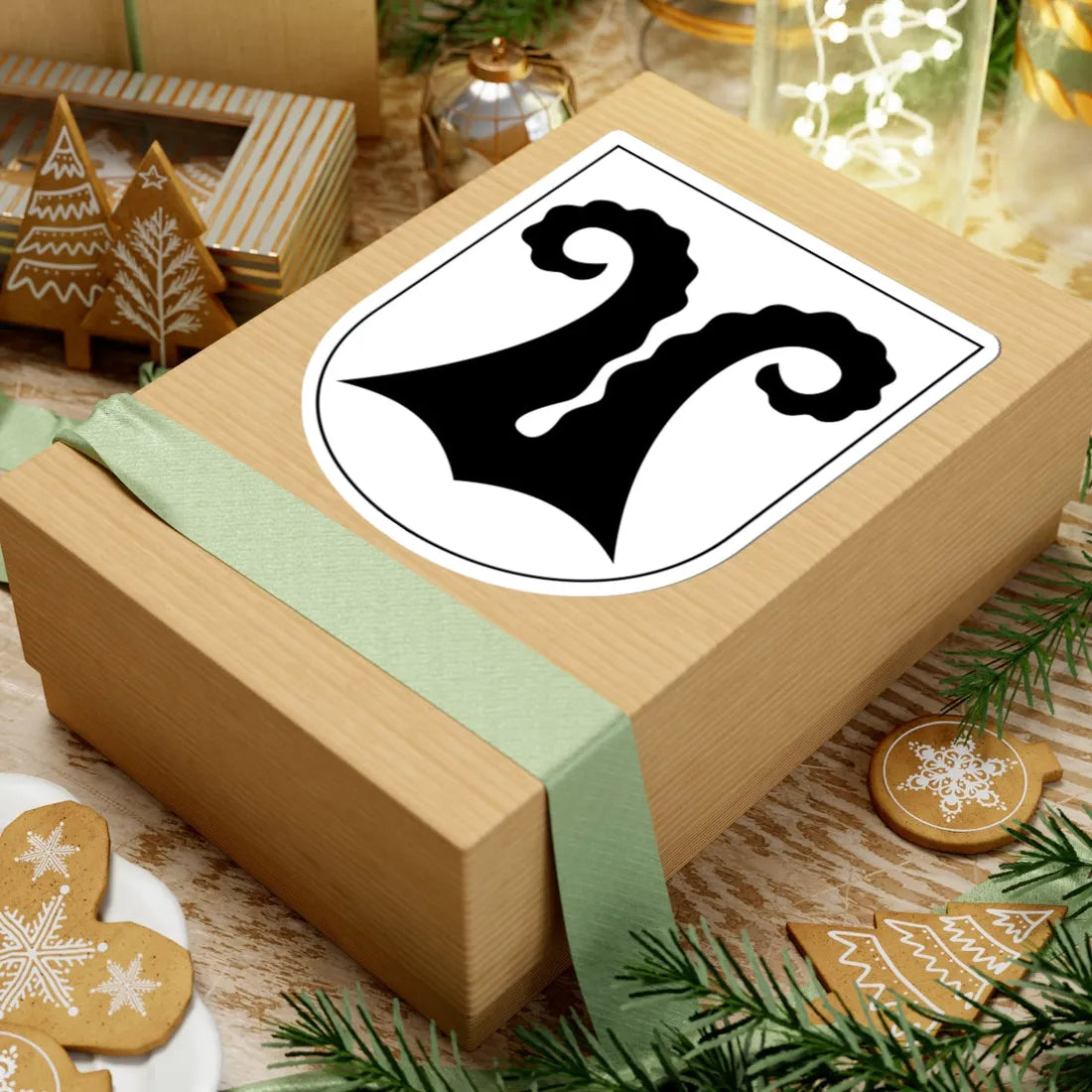 Wiesendangen-blazon (Switzerland) (Coat of Arms) STICKER Vinyl Kiss-Cut Decal - The Sticker Space