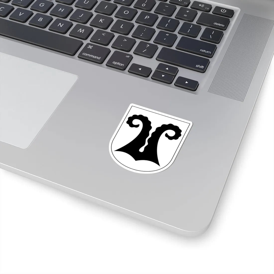 Wiesendangen-blazon (Switzerland) (Coat of Arms) STICKER Vinyl Kiss-Cut Decal - The Sticker Space