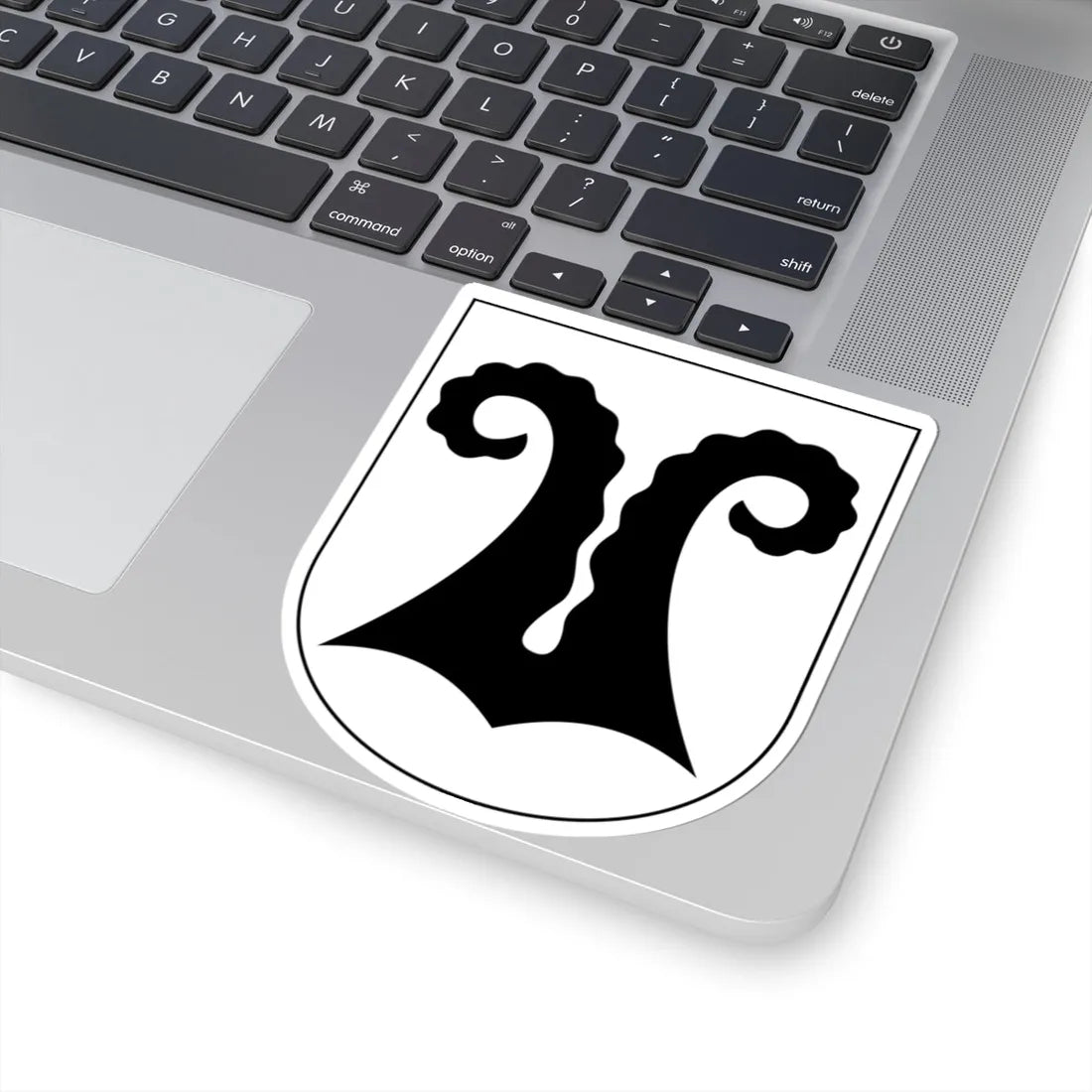 Wiesendangen-blazon (Switzerland) (Coat of Arms) STICKER Vinyl Kiss-Cut Decal - The Sticker Space