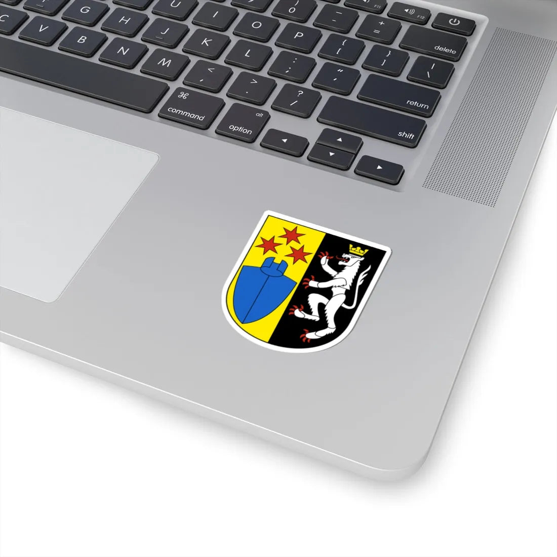 Wigoltingen-blazon (Switzerland) (Coat of Arms) STICKER Vinyl Kiss-Cut Decal - The Sticker Space