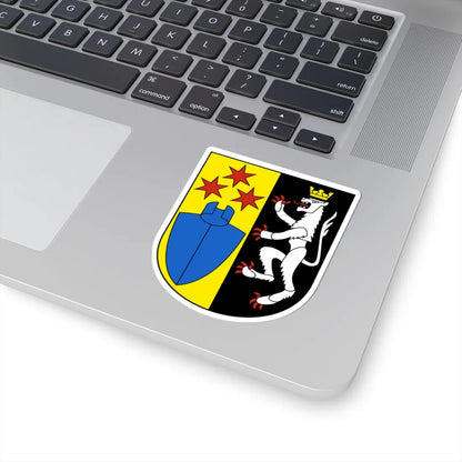 Wigoltingen-blazon (Switzerland) (Coat of Arms) STICKER Vinyl Kiss-Cut Decal - The Sticker Space