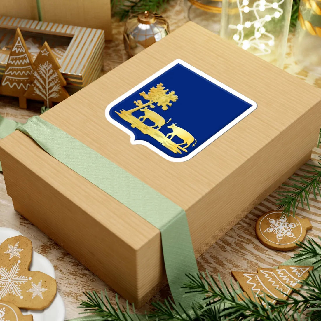 Wijchen wapen 1816 (Netherlands) (Coat of Arms) STICKER Vinyl Kiss-Cut Decal - The Sticker Space