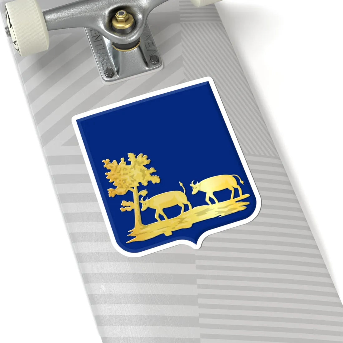 Wijchen wapen 1816 (Netherlands) (Coat of Arms) STICKER Vinyl Kiss-Cut Decal - The Sticker Space