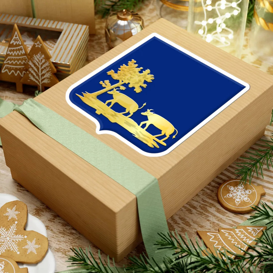 Wijchen wapen 1816 (Netherlands) (Coat of Arms) STICKER Vinyl Kiss-Cut Decal - The Sticker Space