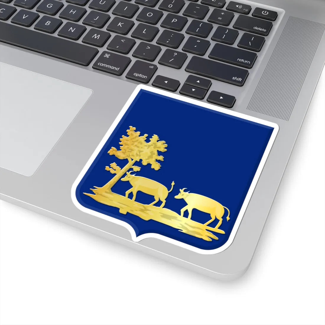 Wijchen wapen 1816 (Netherlands) (Coat of Arms) STICKER Vinyl Kiss-Cut Decal - The Sticker Space