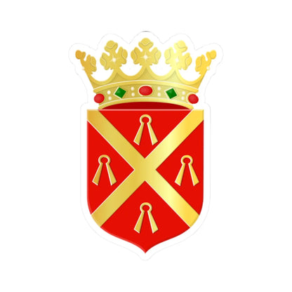 Wijchen wapen 1984 (Netherlands) (Coat of Arms) STICKER Vinyl Kiss-Cut Decal 2 Inch White - The Sticker Space