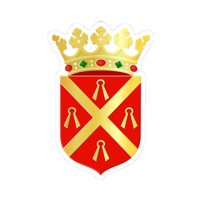 Wijchen wapen 1984 (Netherlands) (Coat of Arms) STICKER Vinyl Kiss-Cut Decal - The Sticker Space