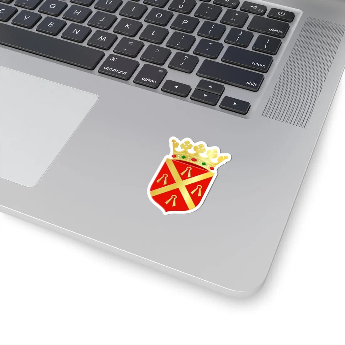 Wijchen wapen 1984 (Netherlands) (Coat of Arms) STICKER Vinyl Kiss-Cut Decal - The Sticker Space