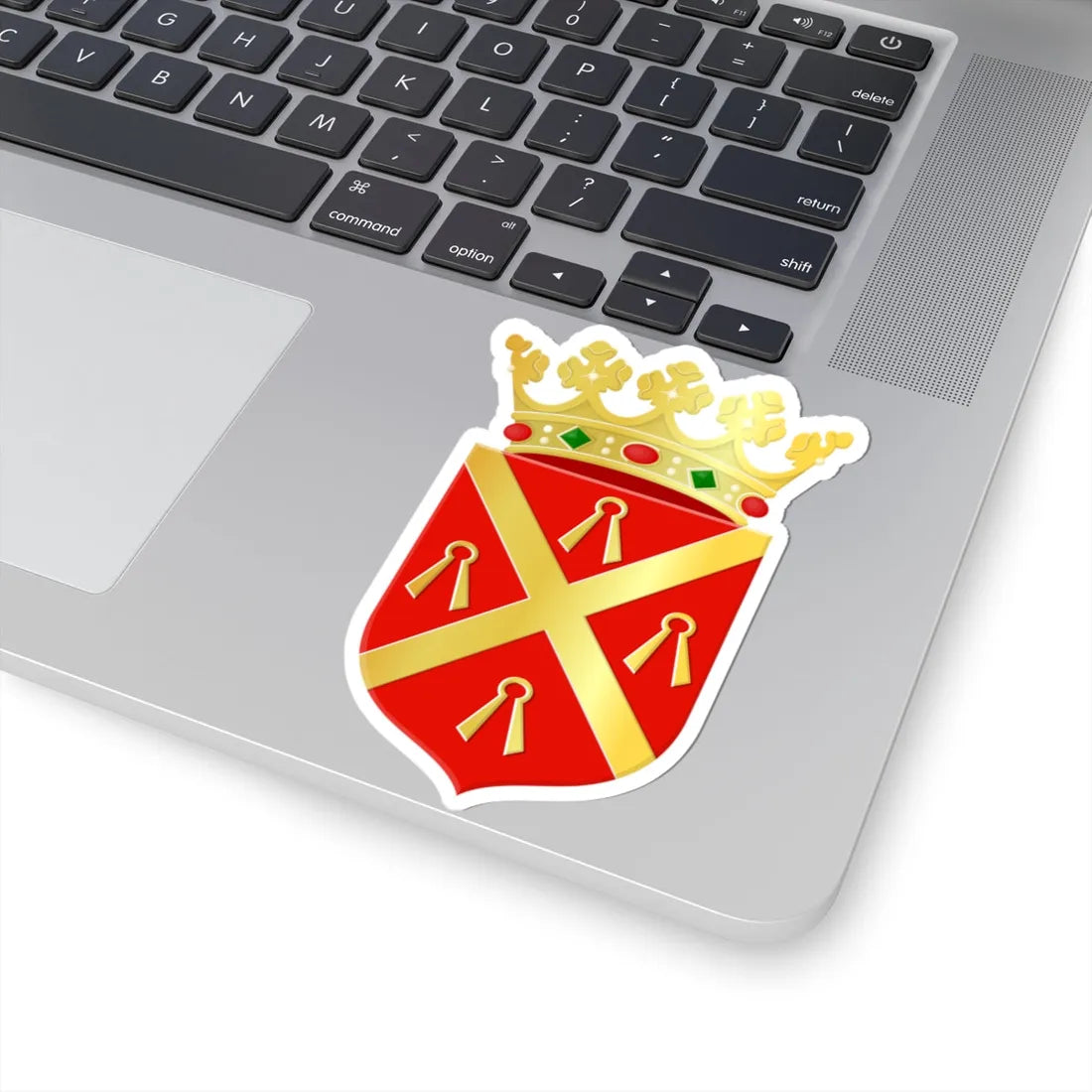 Wijchen wapen 1984 (Netherlands) (Coat of Arms) STICKER Vinyl Kiss-Cut Decal - The Sticker Space