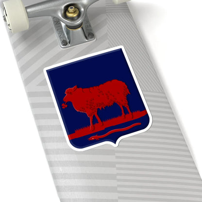 Wijdewormer wapen 1817 (Netherlands) (Coat of Arms) STICKER Vinyl Kiss-Cut Decal - The Sticker Space