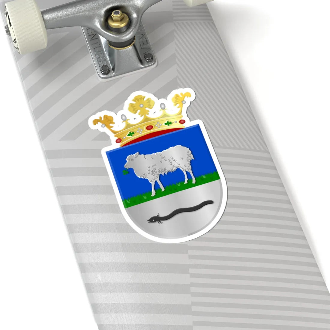 Wijdewormer wapen 1949 (Netherlands) (Coat of Arms) STICKER Vinyl Kiss-Cut Decal - The Sticker Space