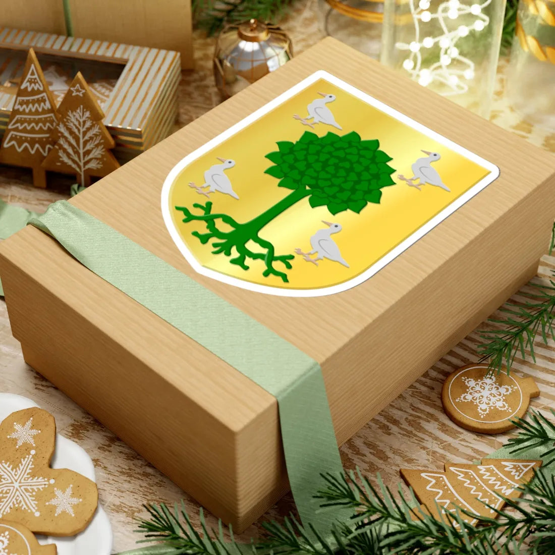 Wijhe wapen (Netherlands) (Coat of Arms) STICKER Vinyl Kiss-Cut Decal - The Sticker Space