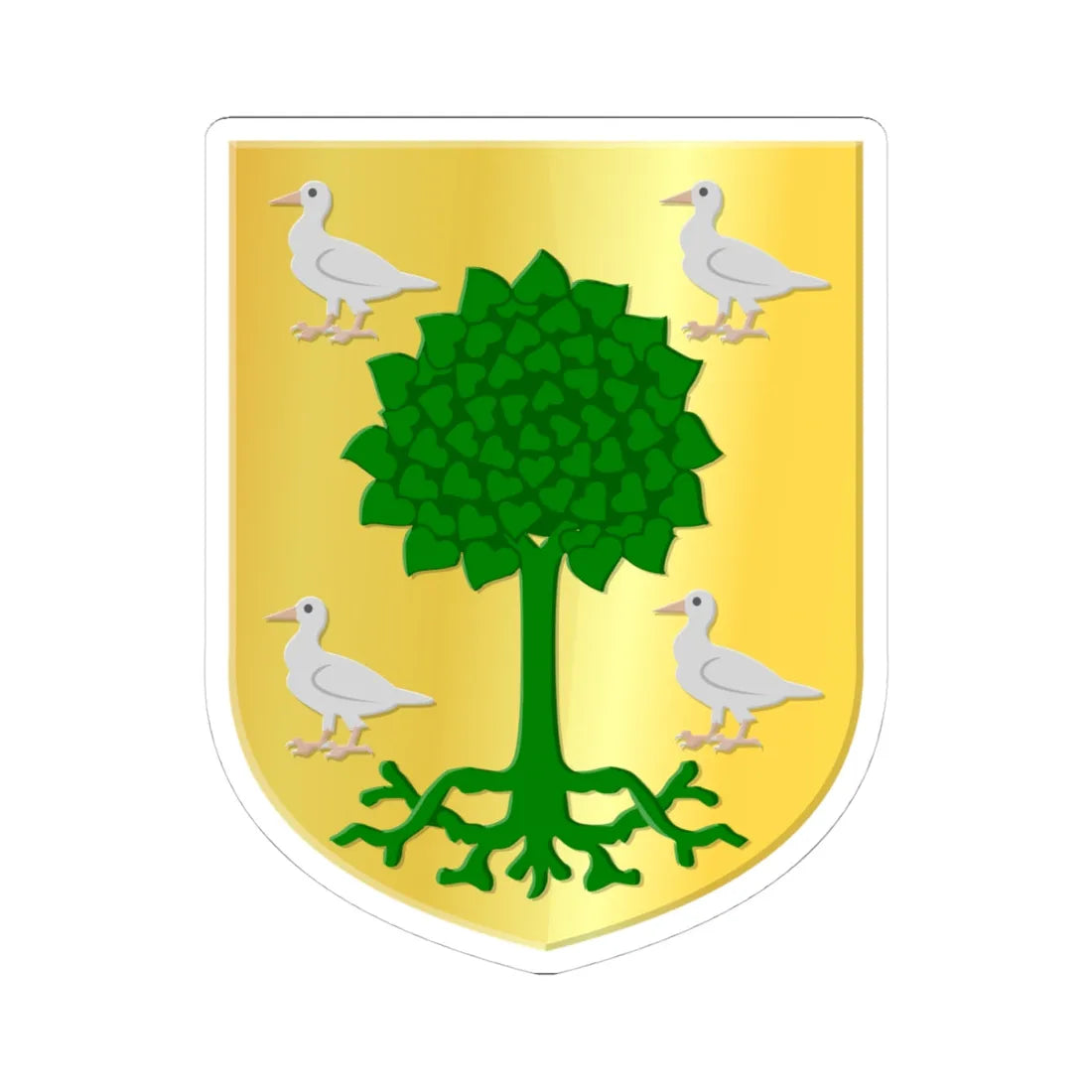 Wijhe wapen (Netherlands) (Coat of Arms) STICKER Vinyl Kiss-Cut Decal - The Sticker Space