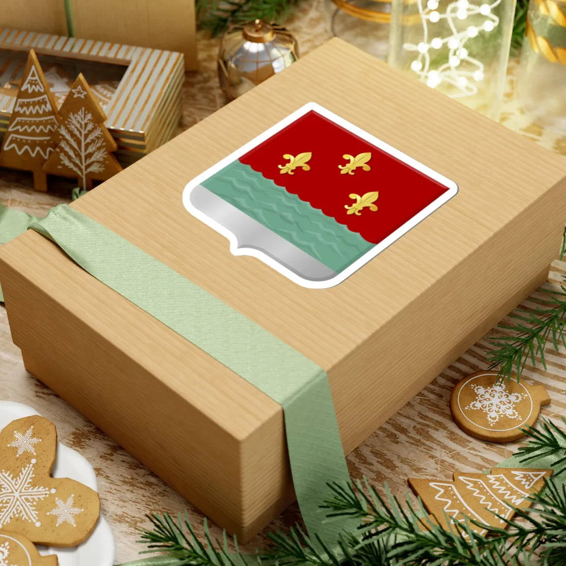 Wijk aan zee en duin wapen (Netherlands) (Coat of Arms) STICKER Vinyl Kiss-Cut Decal - The Sticker Space