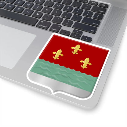 Wijk aan zee en duin wapen (Netherlands) (Coat of Arms) STICKER Vinyl Kiss-Cut Decal - The Sticker Space