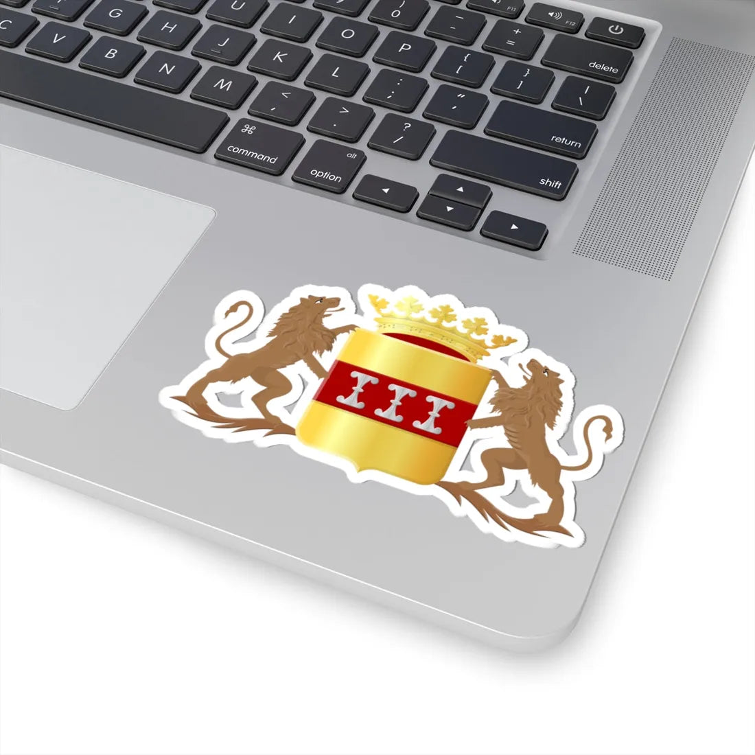 Wijk bij Duurstede wapen (Netherlands) (Coat of Arms) STICKER Vinyl Kiss-Cut Decal - The Sticker Space