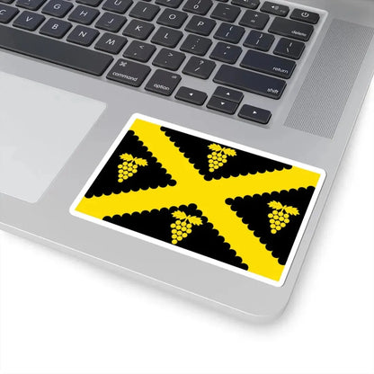 Wijnegem vlag (Belgium) STICKER Vinyl Kiss-Cut Decal - The Sticker Space