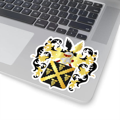 Wijnegem wapen2 (Belgium) (Coat of Arms) STICKER Vinyl Kiss-Cut Decal - The Sticker Space