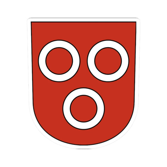 Wila-blazon (Switzerland) (Coat of Arms) STICKER Vinyl Kiss-Cut Decal 2 Inch White - The Sticker Space