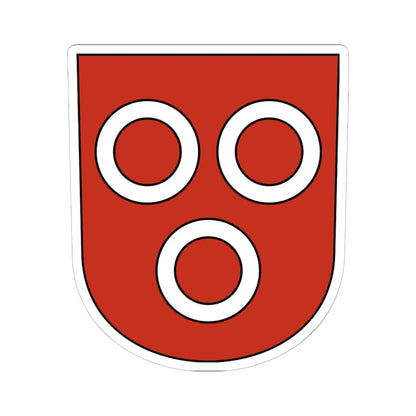 Wila-blazon (Switzerland) (Coat of Arms) STICKER Vinyl Kiss-Cut Decal 6 Inch White - The Sticker Space