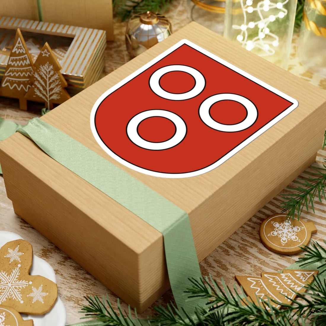 Wila-blazon (Switzerland) (Coat of Arms) STICKER Vinyl Kiss-Cut Decal - The Sticker Space