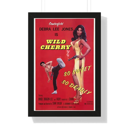 WILD CHERRY 1980 - Framed Movie Poster 16″ x 24″ Black - The Sticker Space
